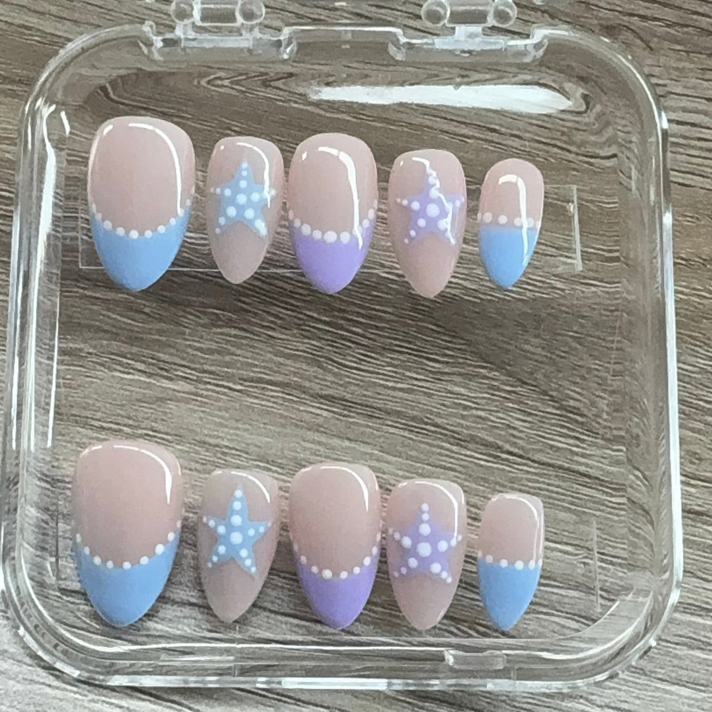 Press-On Toe Nail Set