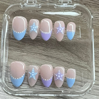 Press-On Toe Nail Set
