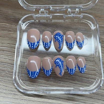 Press-On Toe Nail Set