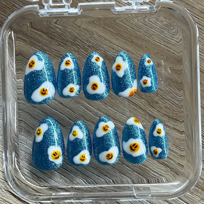 Press-On Toe Nail Set