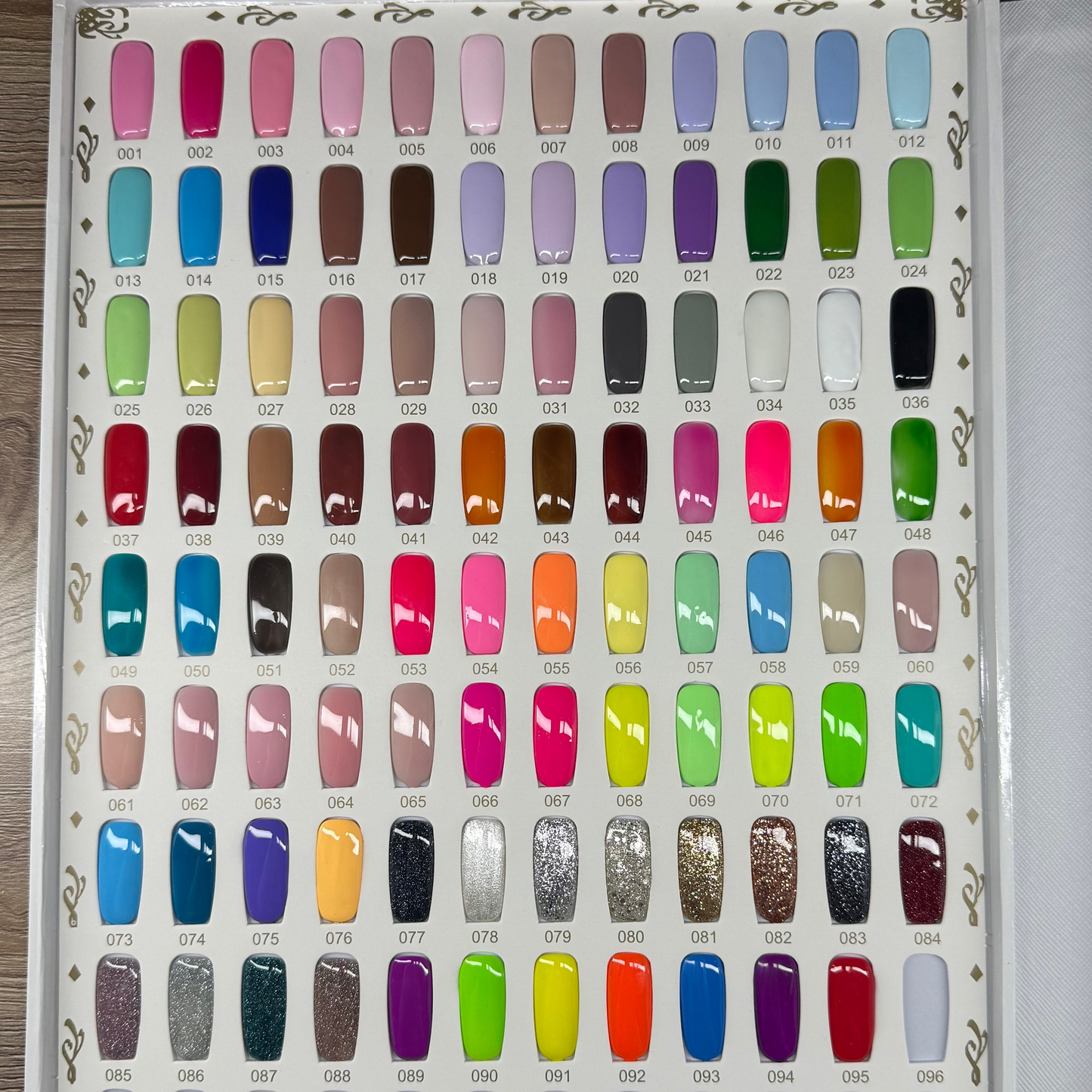 Press-On Toenails Solid Color Set